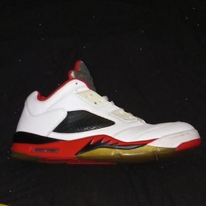 Jordan 5 fire red low